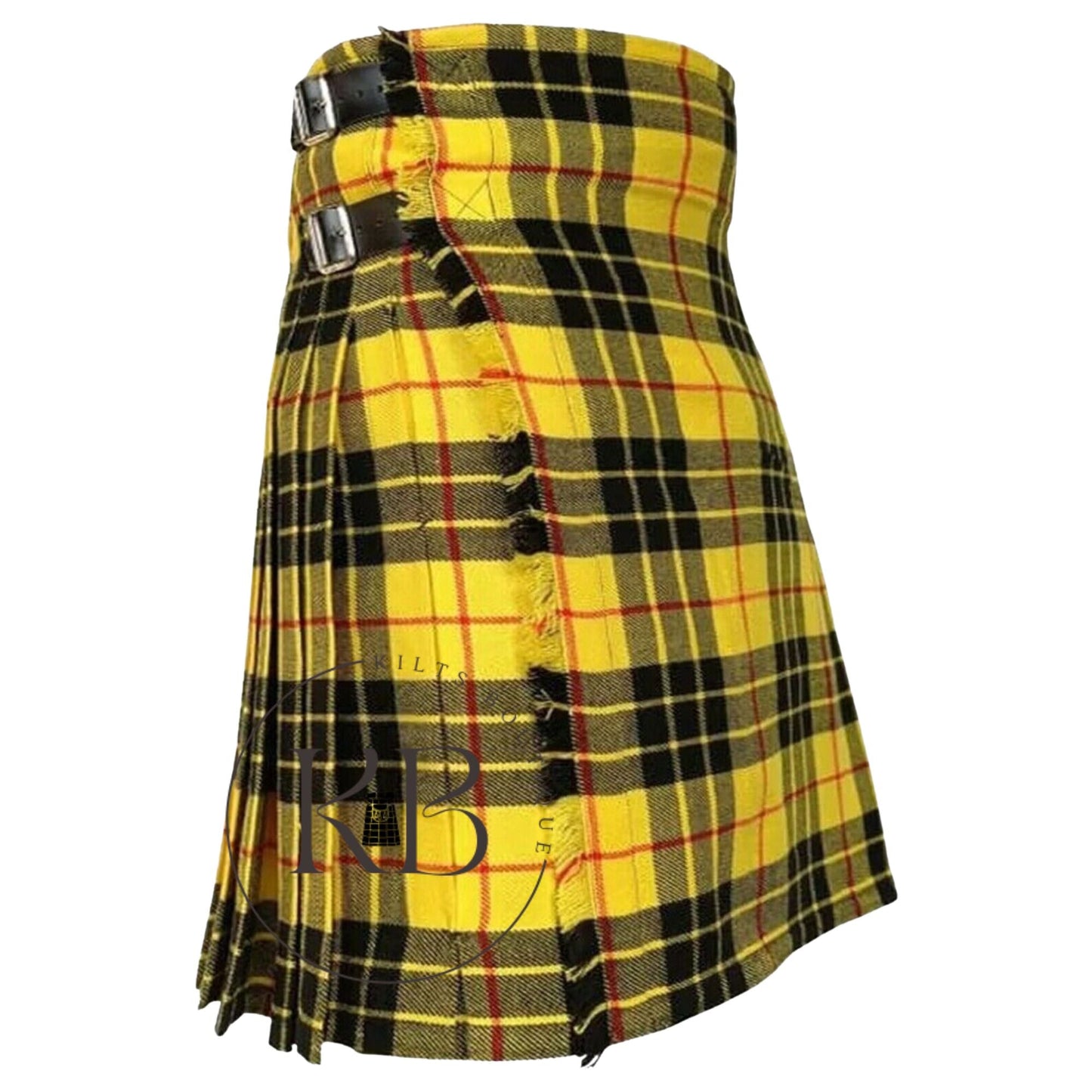 MacLeod of Lewis Tartan Kilt – 8-Yard Handmade Traditional Scottish Highland Kilt for Men