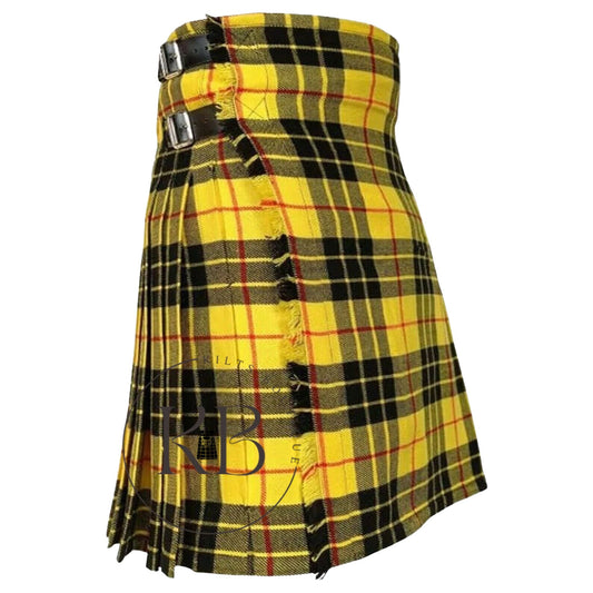 MacLeod of Lewis Tartan Kilt – 8-Yard Handmade Traditional Scottish Highland Kilt for Men