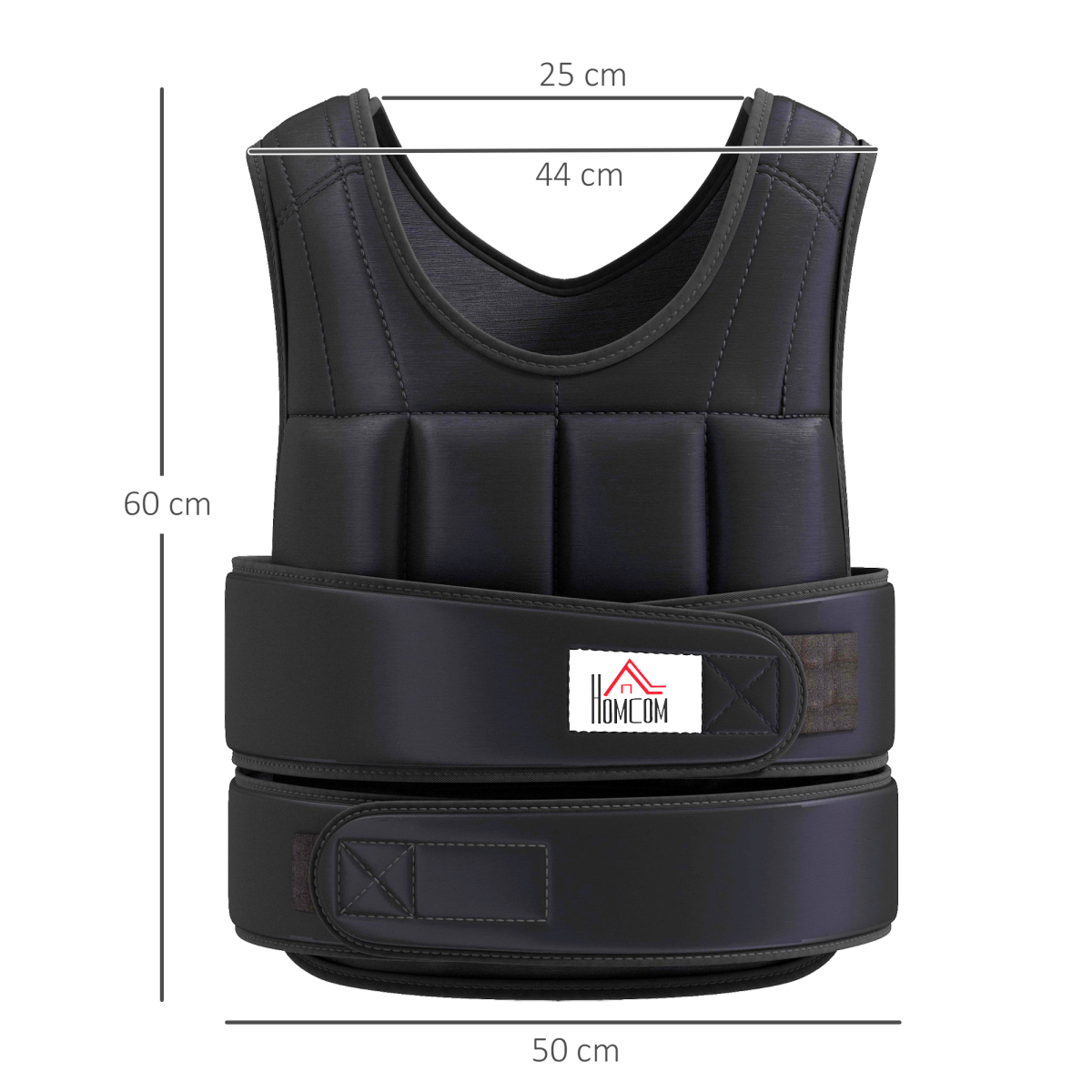 10KGS Adjustable Weight Vest Running Gym Training Weight Loss, Black