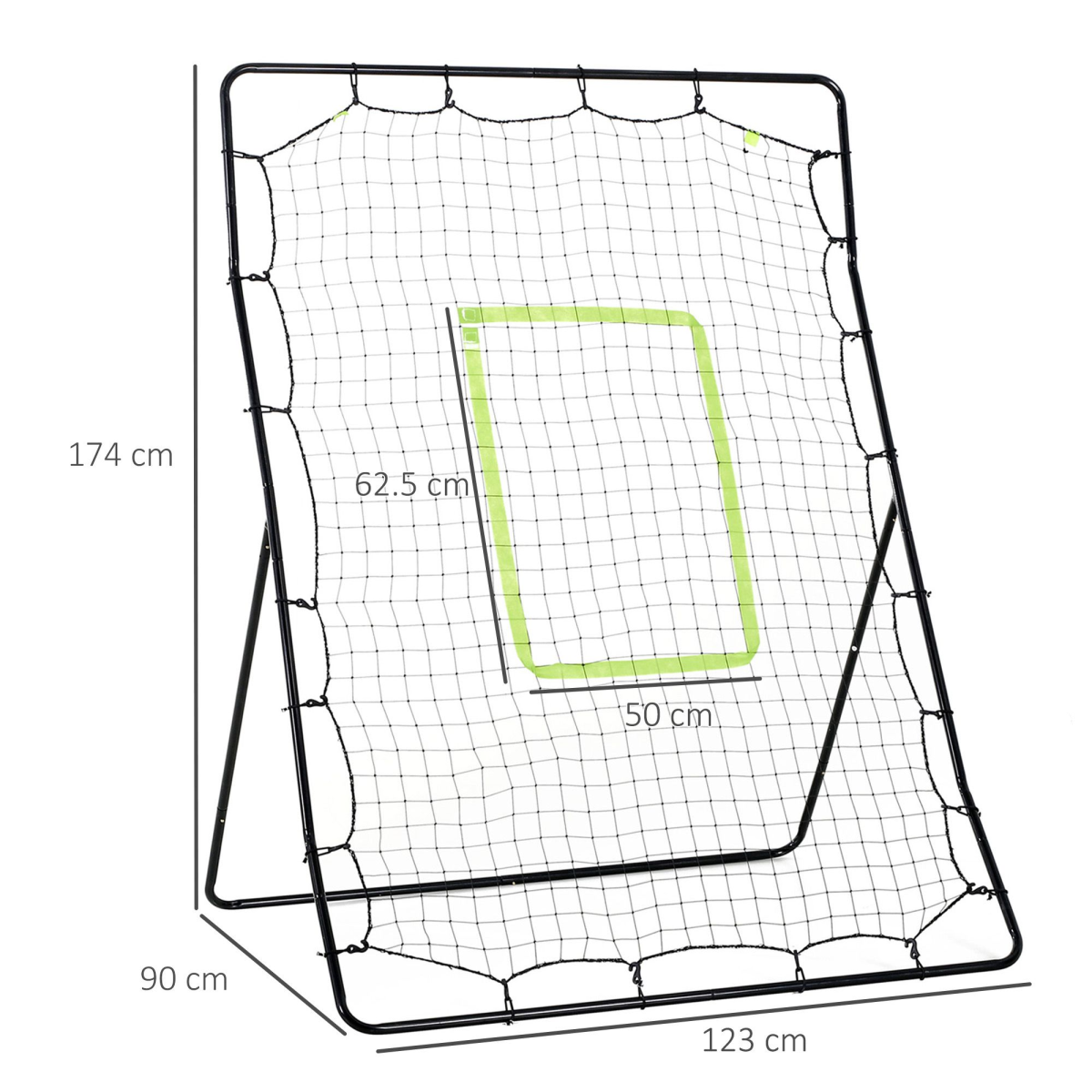 Rebounder Net Aid Multi-Sports Goal Play Teens Adults Baseball Softball Training