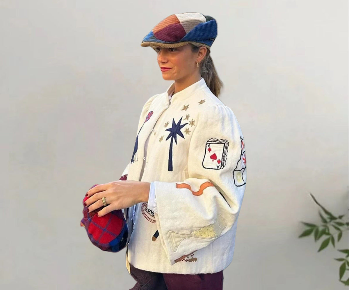 Single-breasted Short Casual Jacket Coat