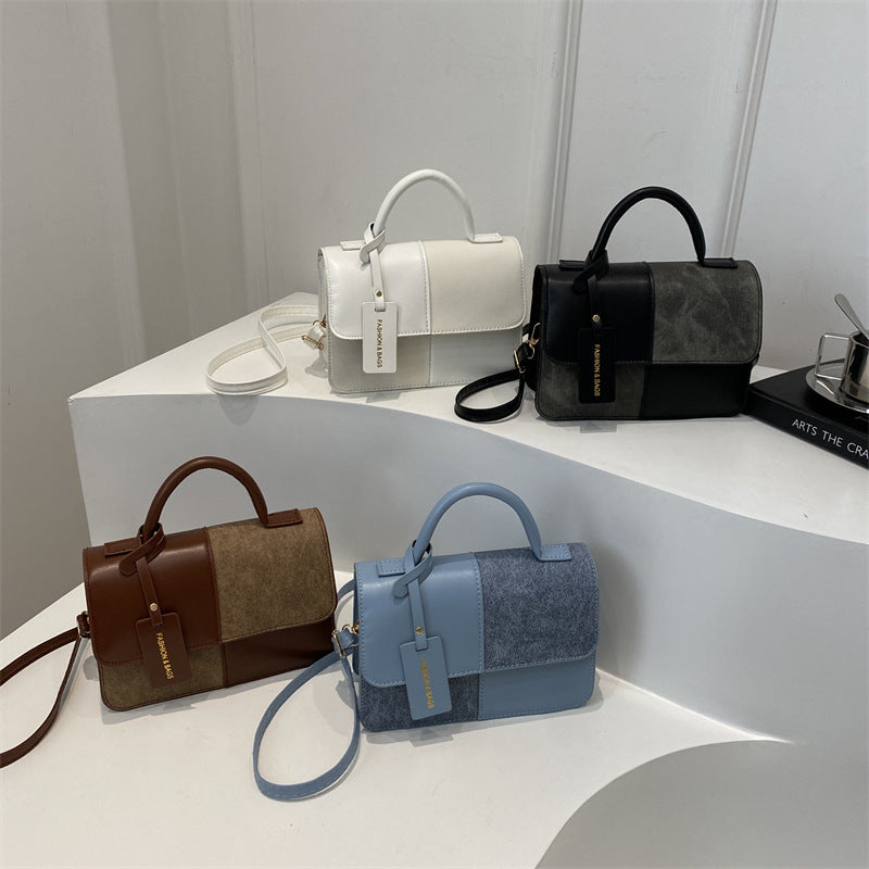 This Years Fashion Trend Textured Patchwork Tote Bags