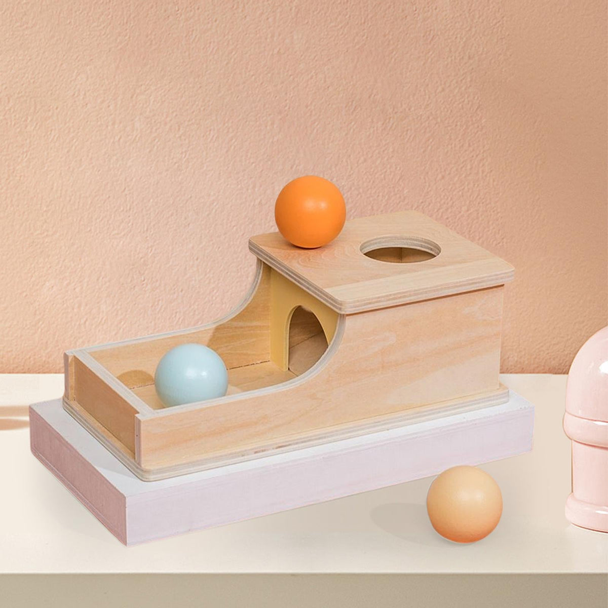 New Wooden Montessori Teaching Aids Sensory Training Target Box Toys