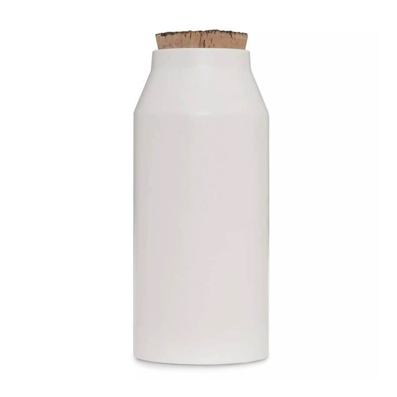 Tower Natural Life Large Ceramic Storage Jar with Weathered Cork Lid