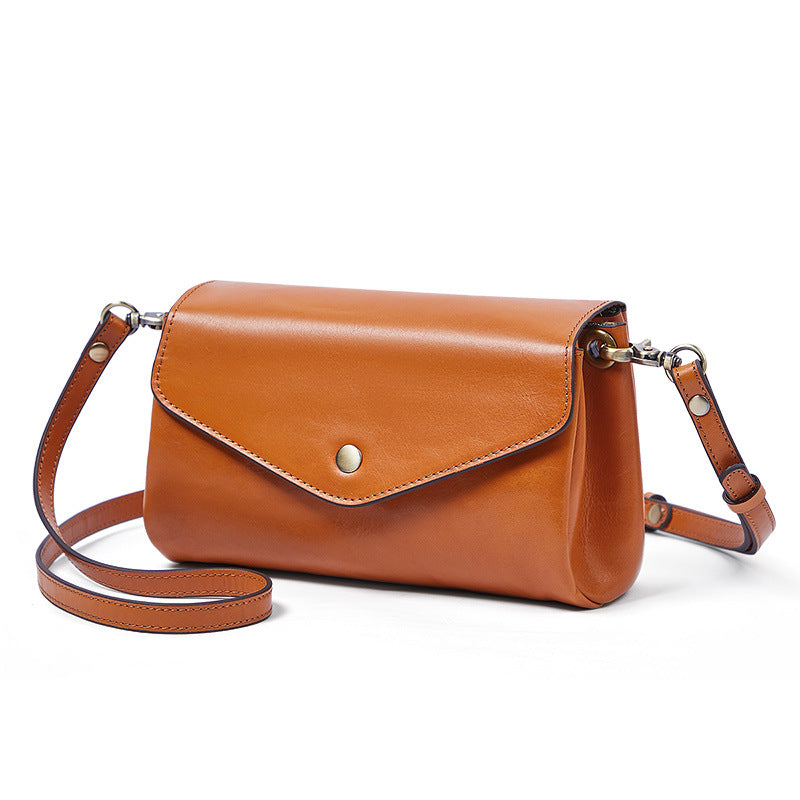 High-grade First Layer Cowhide With More Than Handmade Bag Compartments
