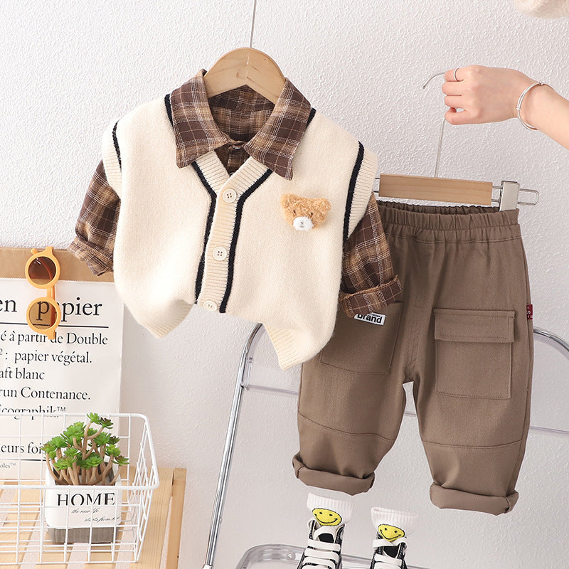 Children's Clothing Knitted Sweater Vest