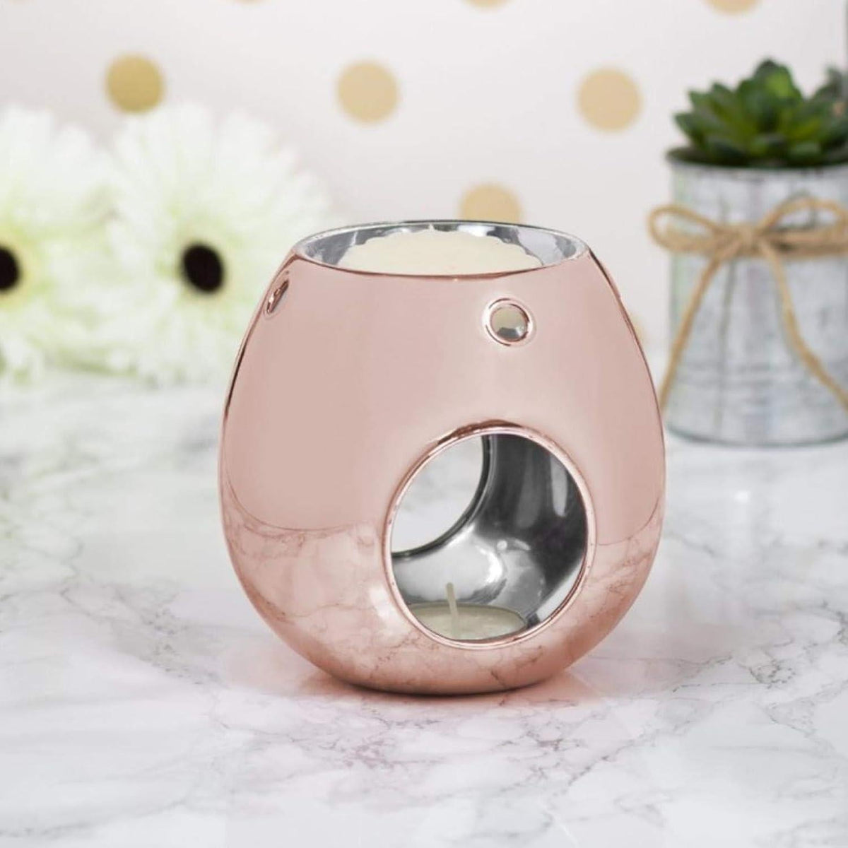 Wax/oil Warmer Rose Gold by Lesser & Pavey