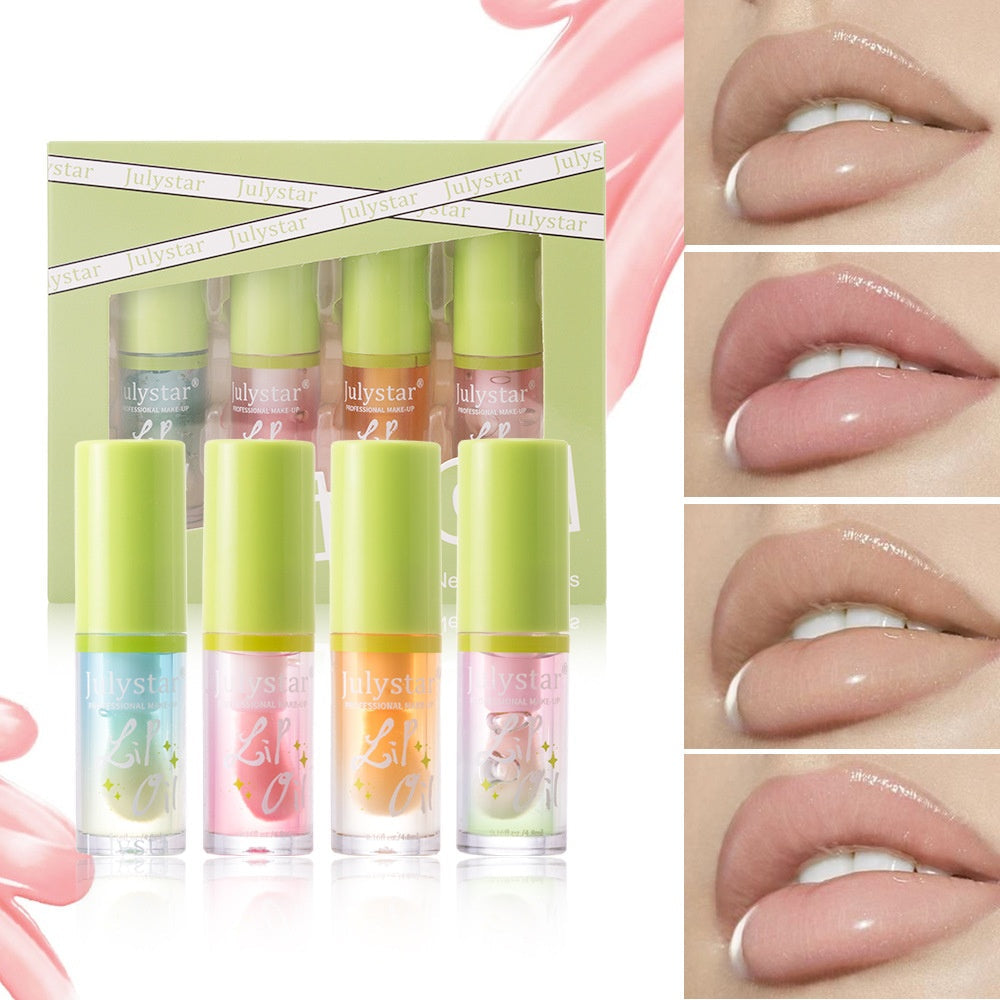 Water Light Moisturizing Large Head Brush Mirror Lip Gloss