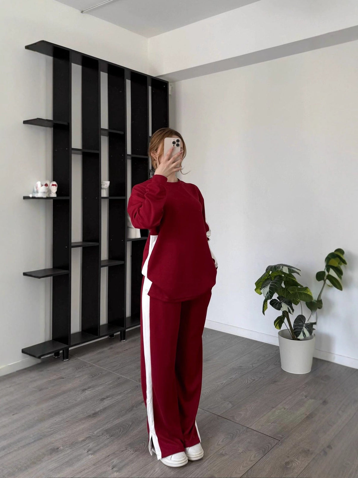European And American Fashion Casual Exercise Contrast Color Suit