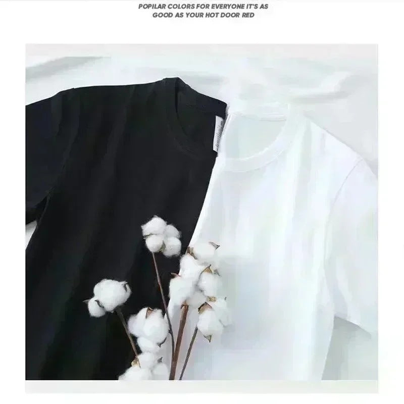 Personality Letter Pattern Oversized T-shirt Men