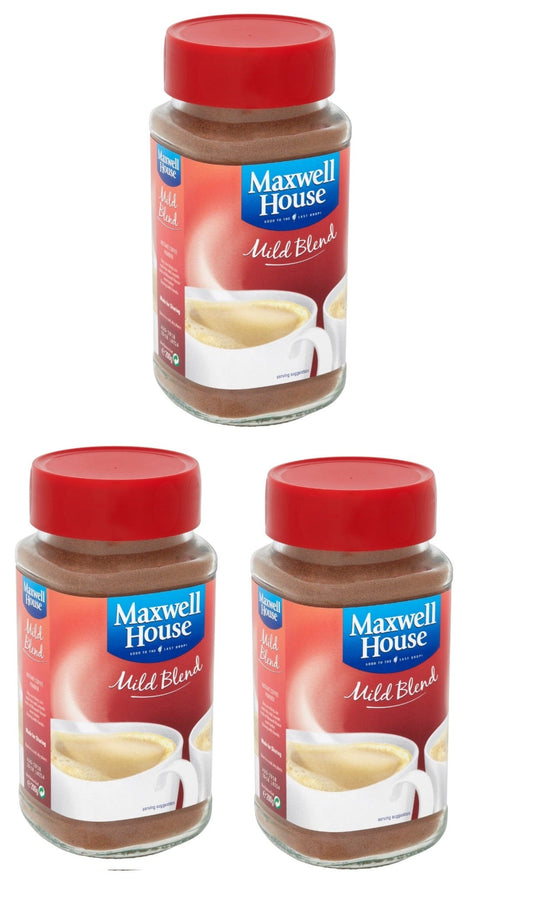 Maxwell House Mild Blend Instantkaffee 100g | 3er Pack