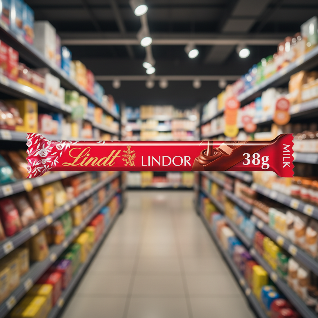 24 x barra de chocolate Lindor de leche - 38 g