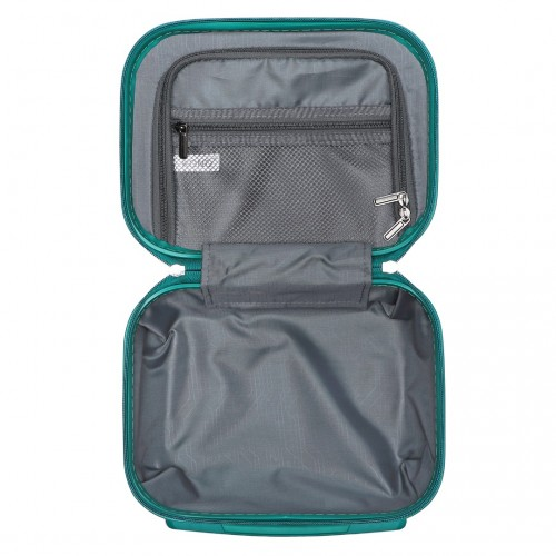 K1871-1L - Kono ABS 4 Wheel Suitcase Set with Vanity Case - Teal