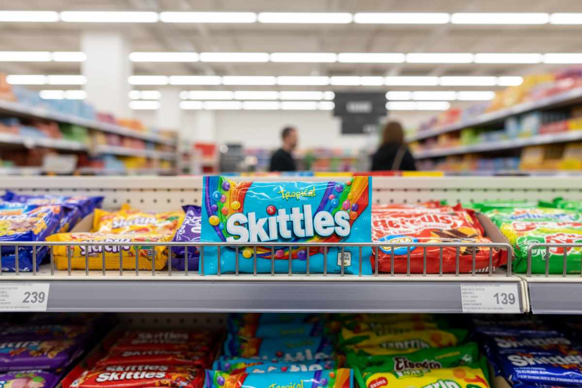 36 x Skittles Tropical 45g