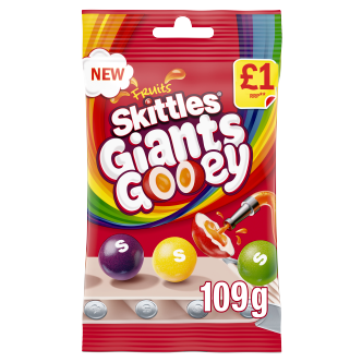 Skittles Giants Gooey Treat Bags | 14 x 109g | Bulk Buy