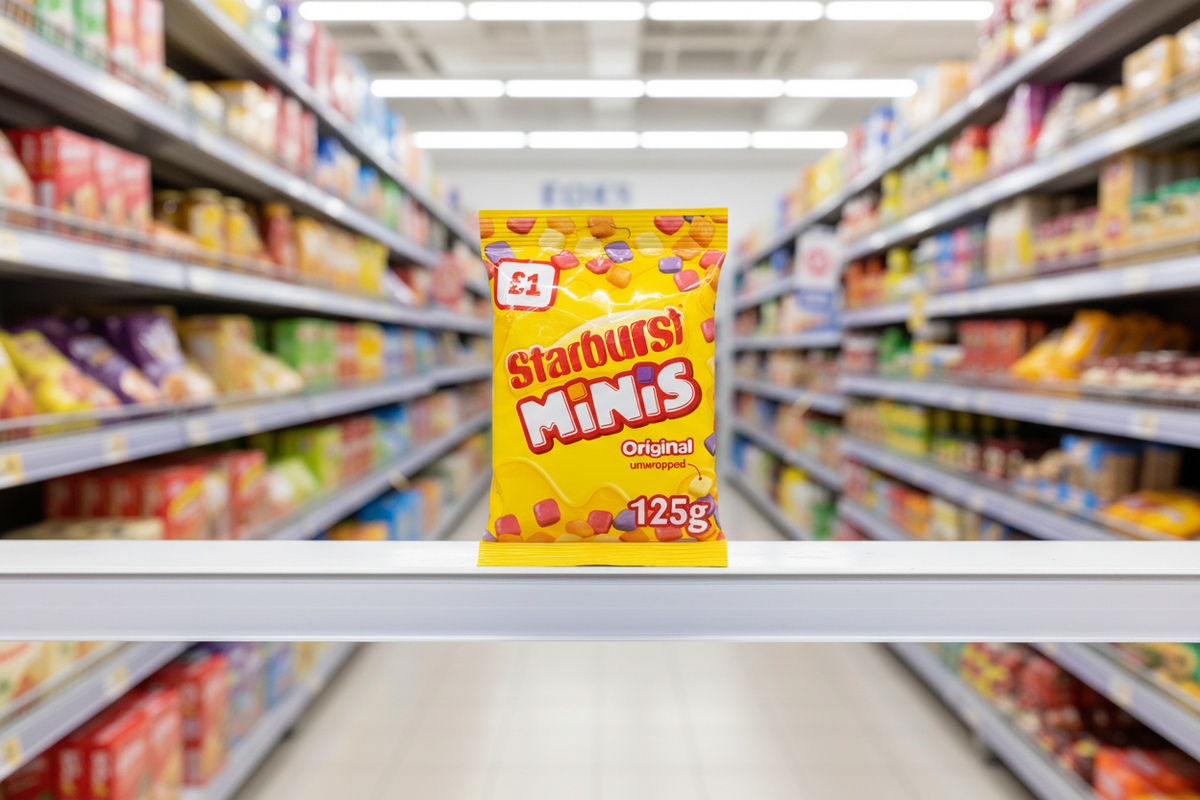 12 x Starburst Minis Leckerli-Tüte - 125 g