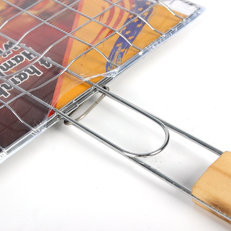Hamburger Barbecue Grill Tool Galvanized Iron Wire