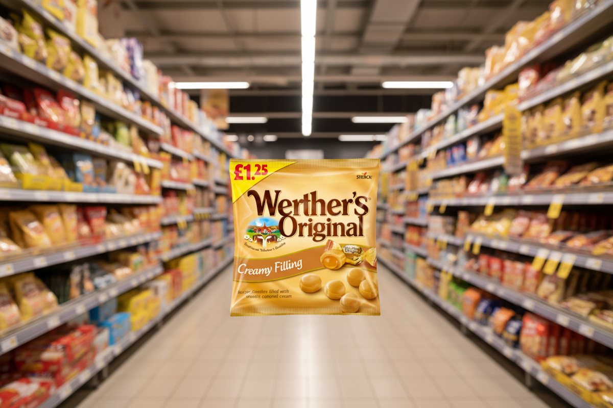 12 x Werthers Creamy Filling Bolsa - 110 g