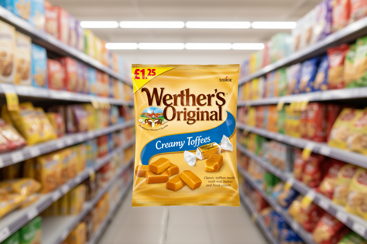 12 x Bolsa de Toffees Cremosos Werther's Original - 110 g