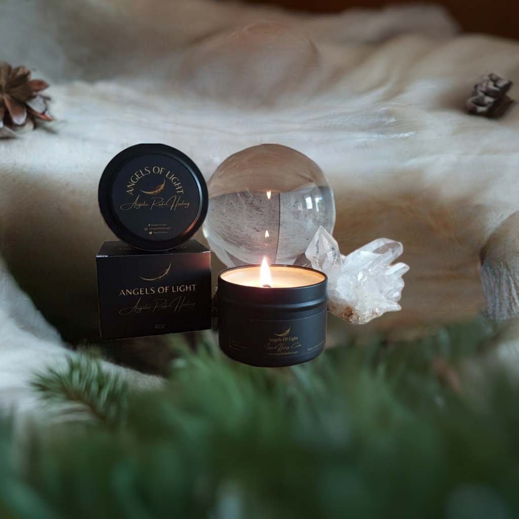 Christmas Soy Scented Wax Candle | Reiki Healing Candles