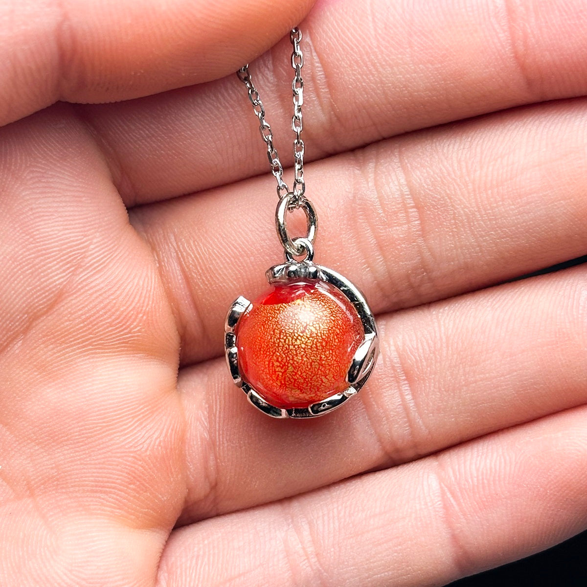 Planet Murano Aroma Necklace - Solstice Sunburst | Energy & Healing | Diffuse on the go