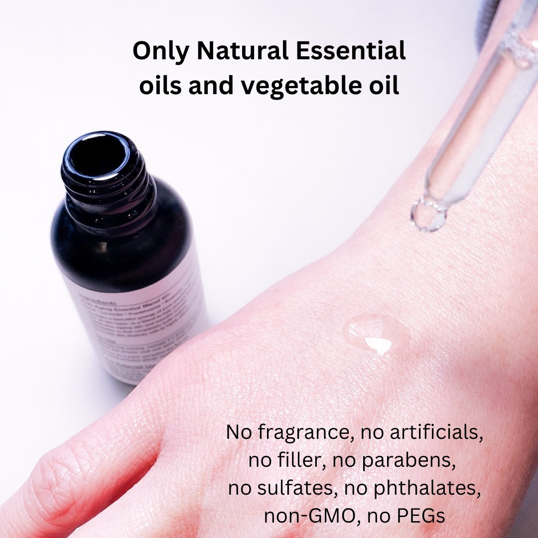 Anti-Aging Essential Blend 40+ | Feature Neroli | Premium Skin Range | Skincare Oil