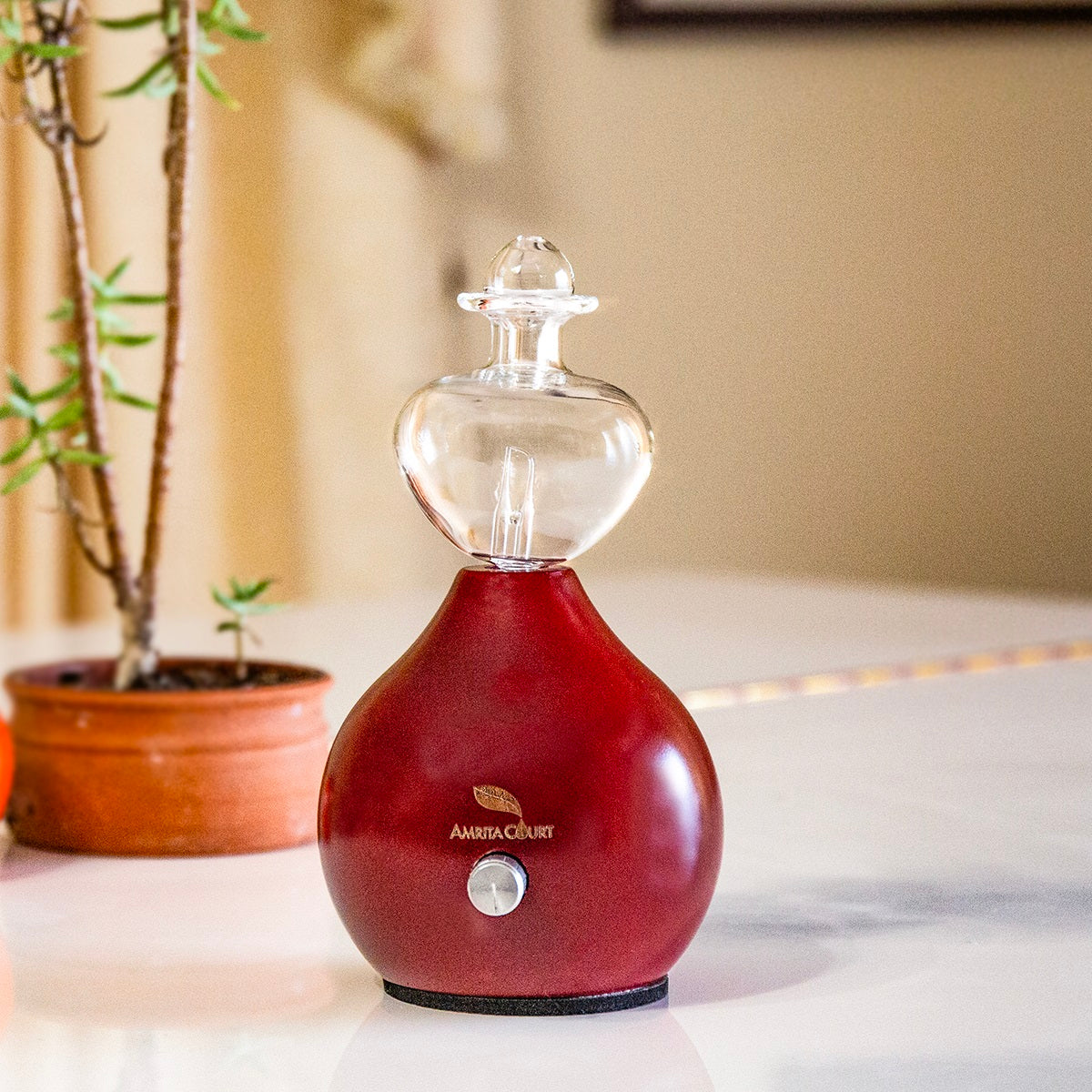 Hour Glass Eco-Friendly Nebuliser | Waterless Aroma Diffuser | No Plastics Pure Essential Oil Diffusing