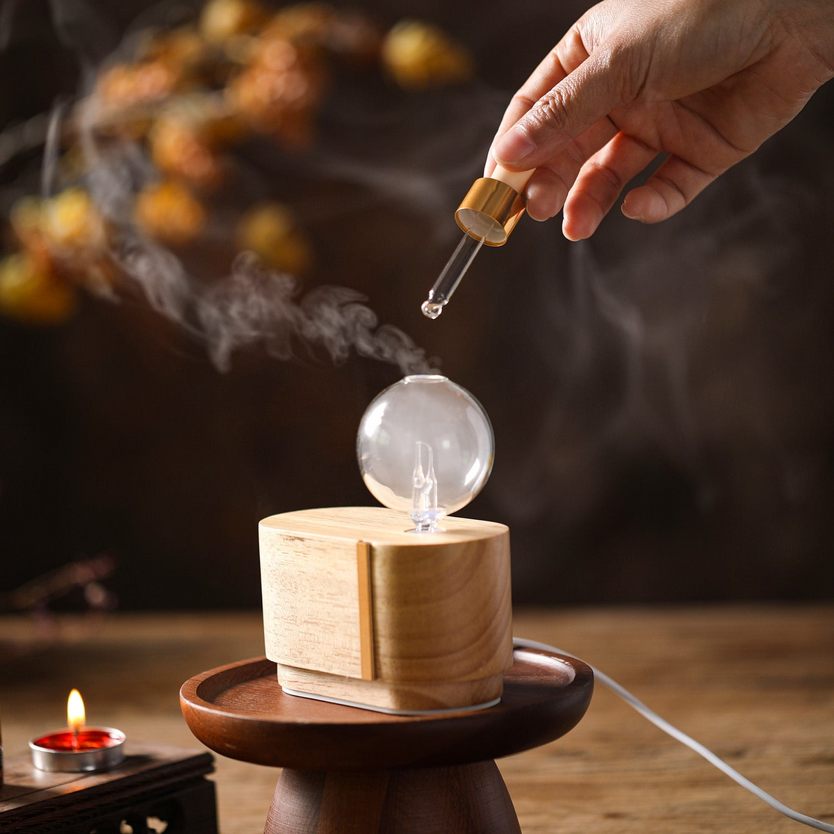 Mini Orb Nebuliser | Waterless Aroma Diffuser | No Plastics Pure Essential Oil Diffusing