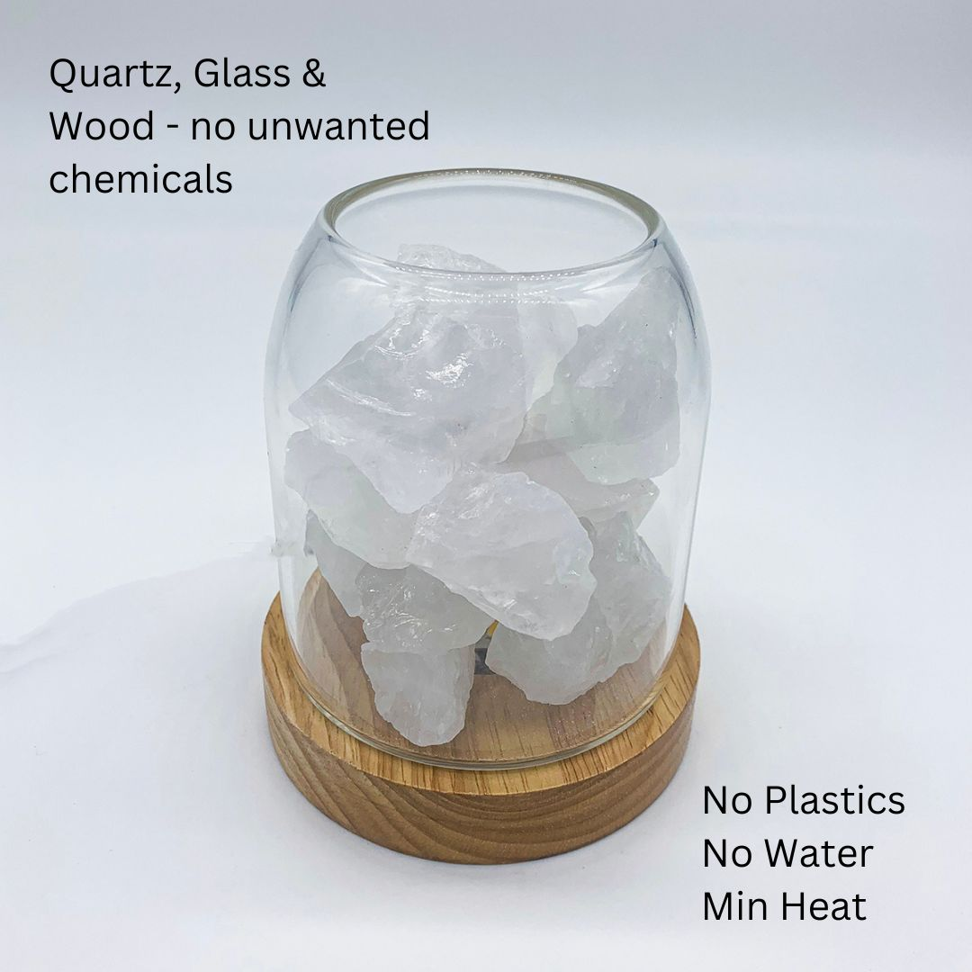 AURORA Crystal Light | Essential Oil Diffusing | Natural Quartz 500g | Power of Healing