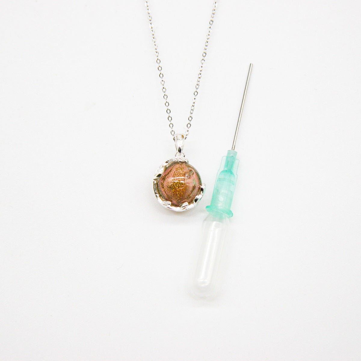 Planet Murano Aroma Necklace - Plutonian Amethyst | Energy & Healing | Diffuse on the go