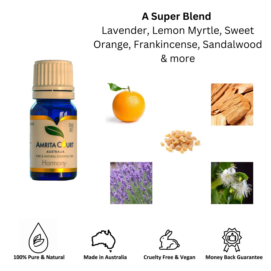 Harmony Blend | Calming & Grounding | Confident & In Control | Australian Essential Oil