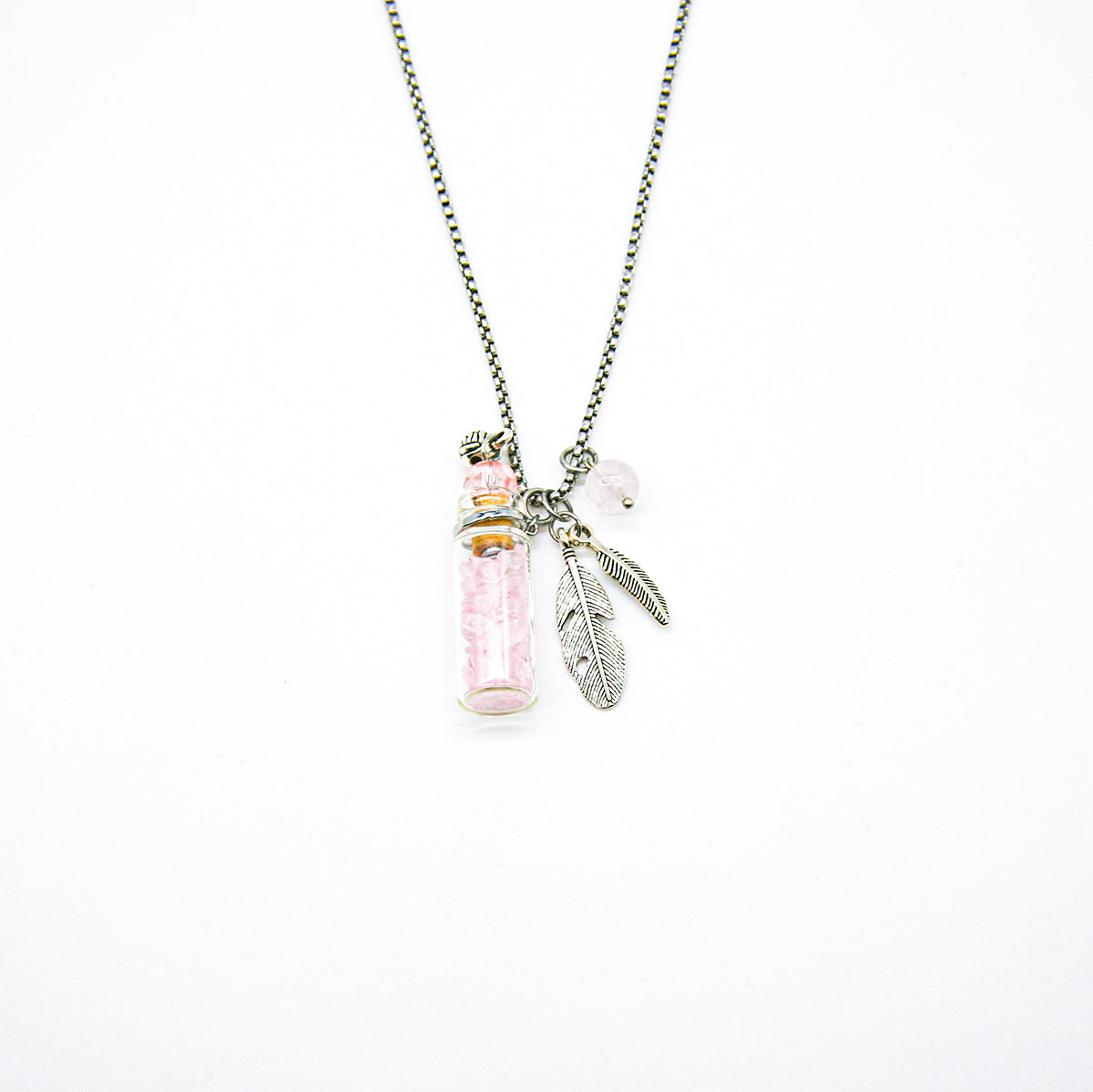 Rose Quartz Diffusing Necklace | Energy & Healing | Diffusing on the go