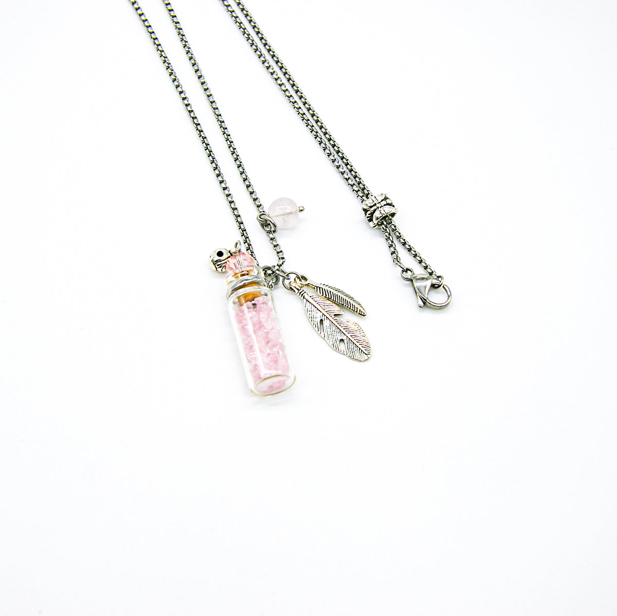 Rose Quartz Diffusing Necklace | Energy & Healing | Diffusing on the go