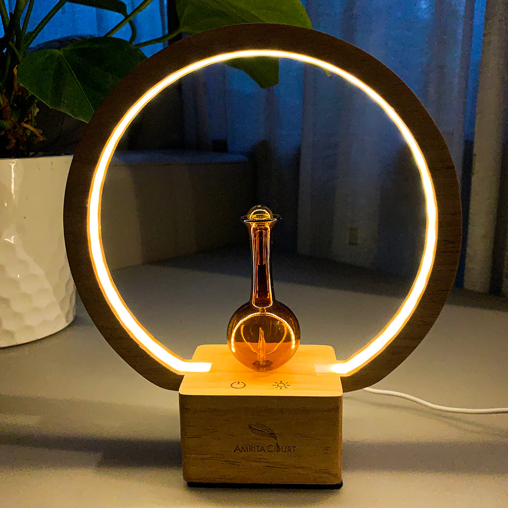 LUNA Eco-Friendly Nebuliser | Ringlight Waterless Aroma Diffuser | No Plastics Pure Essential Oil Diffusing