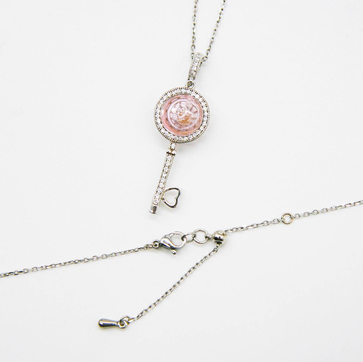 Magic Key Aroma Necklace - Amortentia Pink | Energy & Healing | Diffuse on the go
