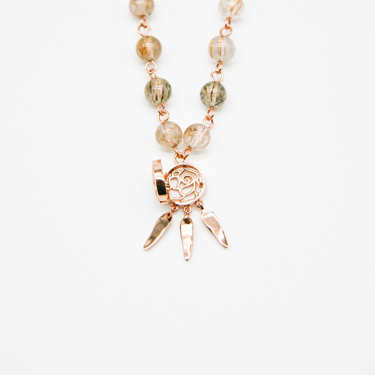 Rose Aroma Necklace | Energy & Healing | Diffusing on the go