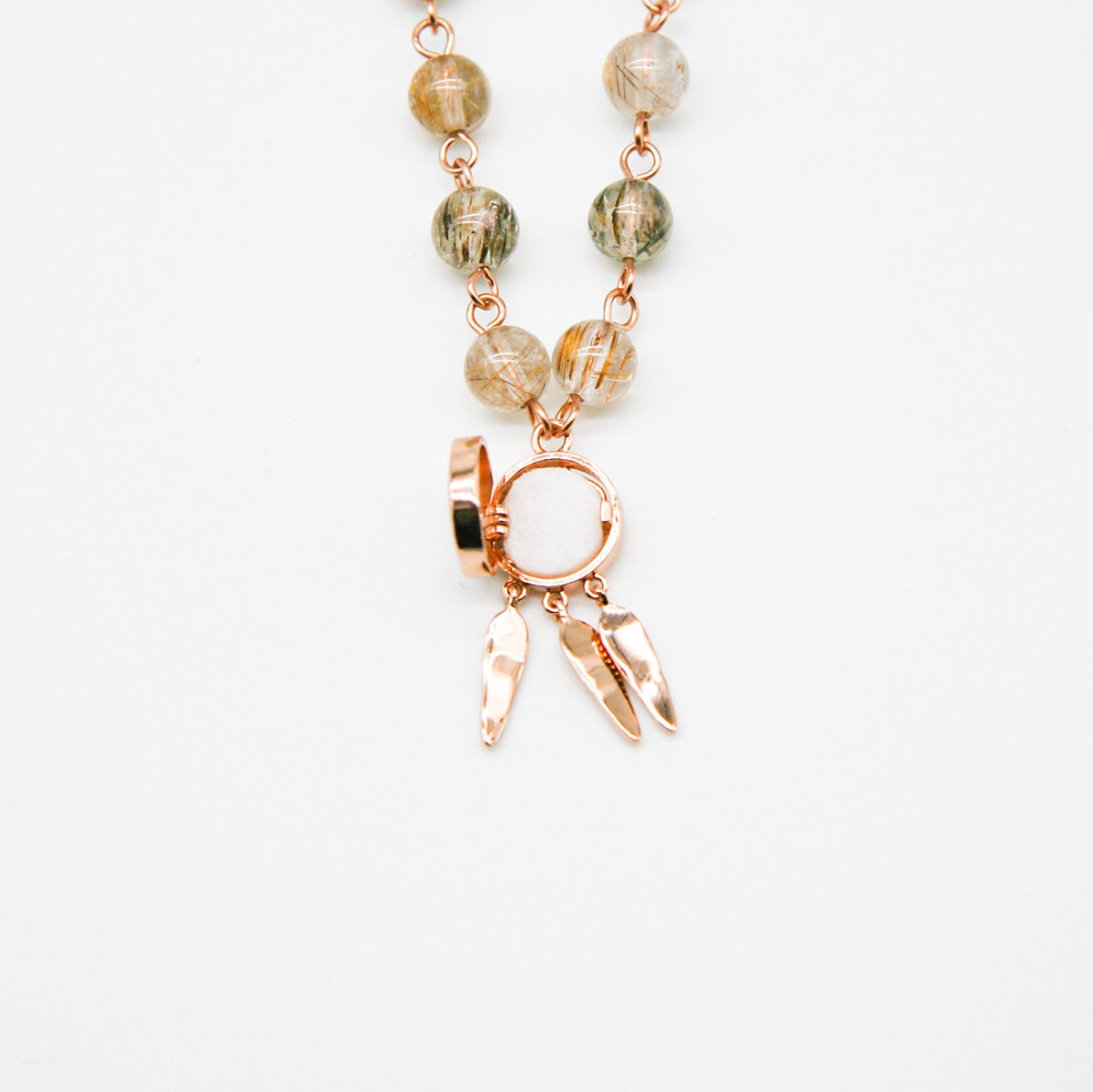 Rose Aroma Necklace | Energy & Healing | Diffusing on the go