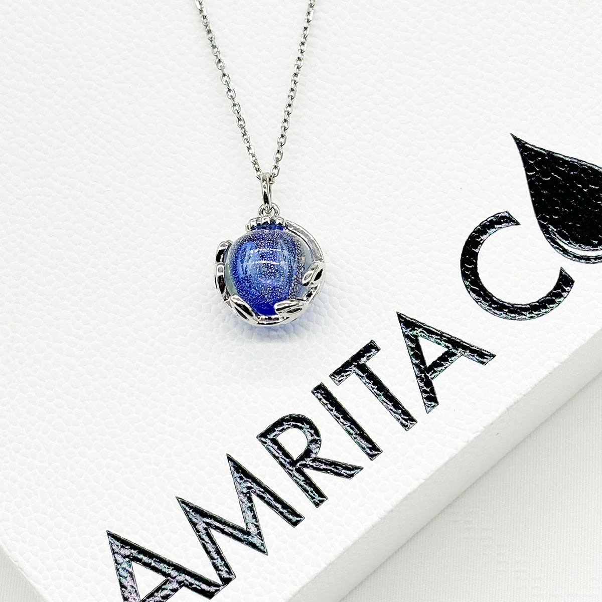 Planet Murano Aroma Necklace - Celestial Sapphire | Energy & Healing | Diffuse on the go | Gift for her