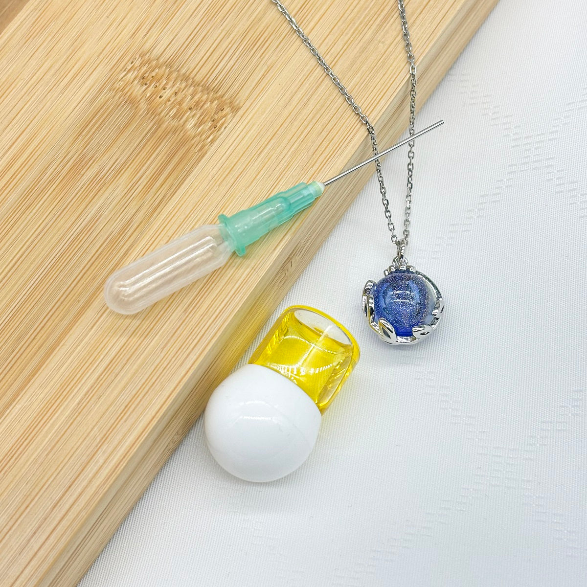 Planet Murano Aroma Necklace - Celestial Sapphire | Energy & Healing | Diffuse on the go | Gift for her