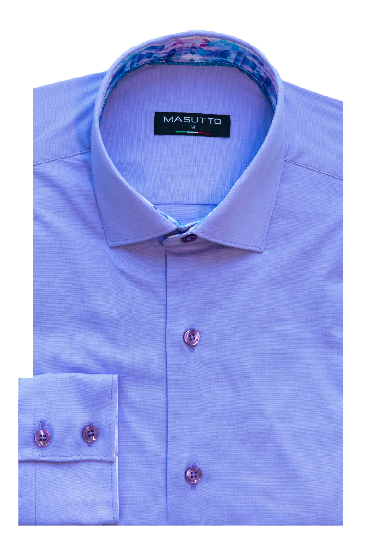 MASUTTO THEO/06 LONG SLEEVE BUTTON DOWN SHIRT
