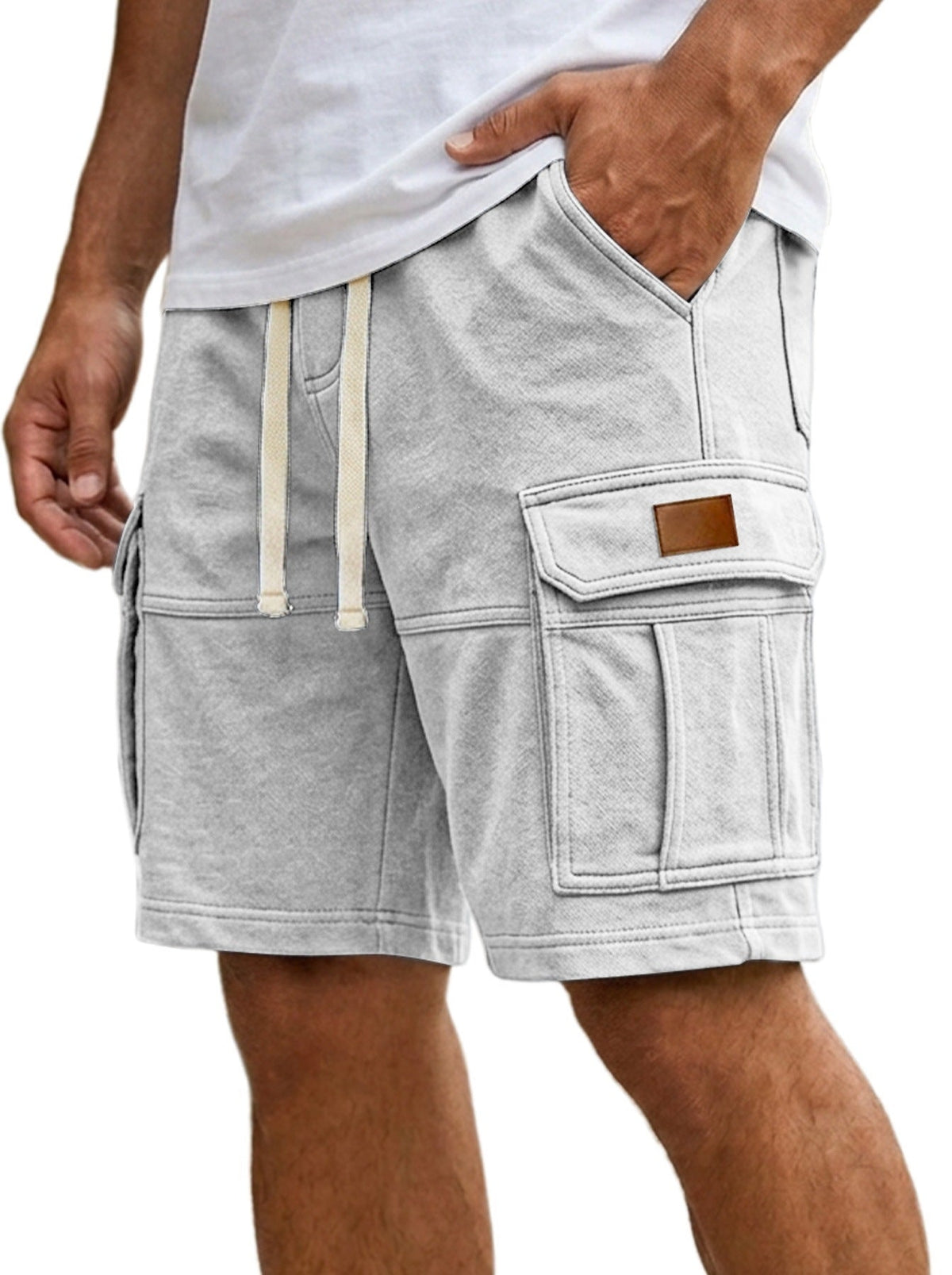 Men's Cargo Shorts With Pockets Fashion Summer Vacation Short Pants