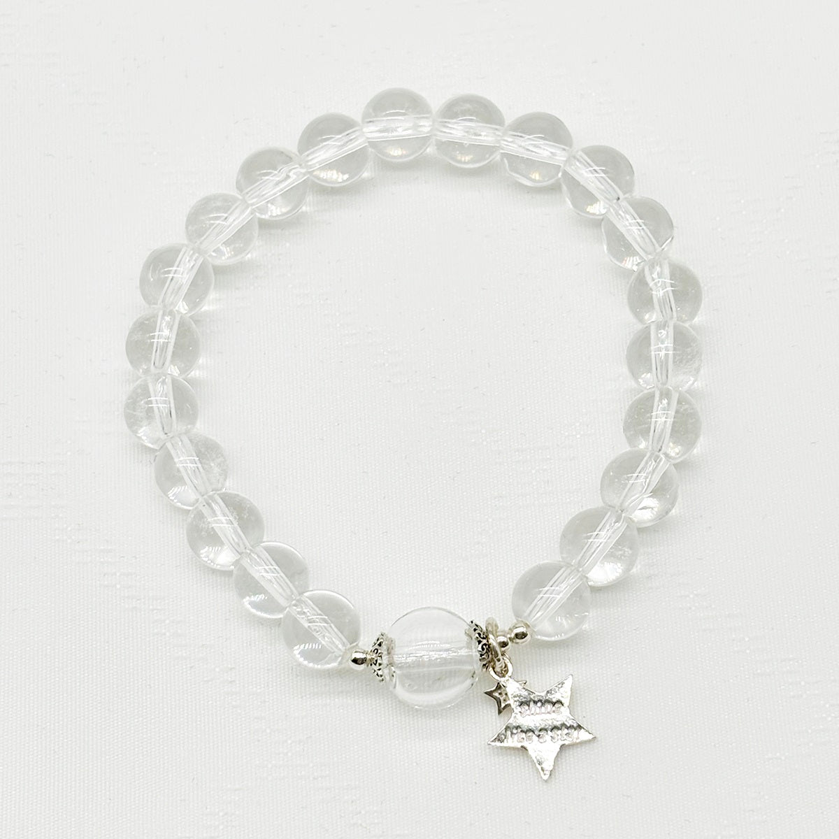 Sterling Silver Crystal Aroma Bracelet - Clear Quartz | Energy & Healing | Diffuser Jewellery | Gift for her