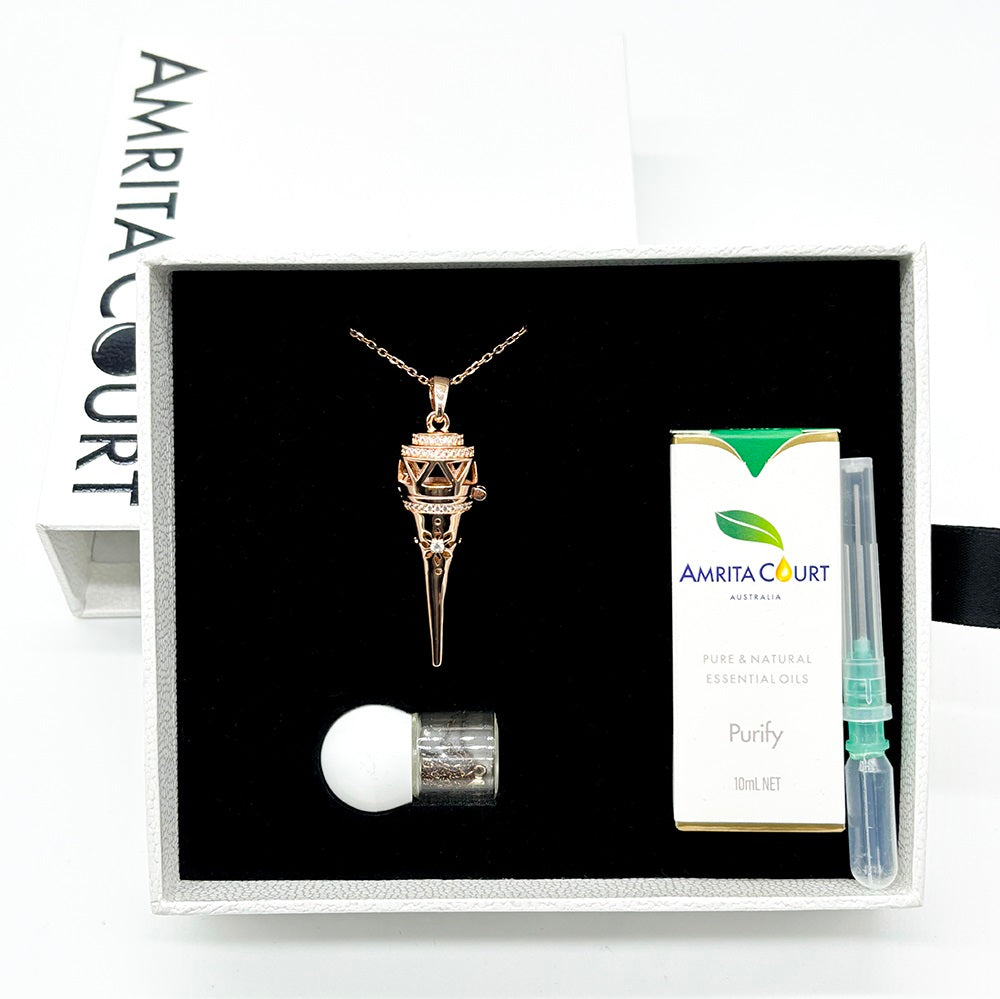 Cone Aroma Necklace | Energy & Healing | Diffusing on the go