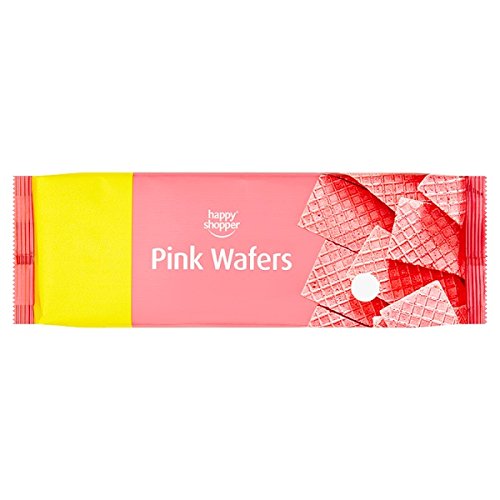 Happy Buyer Pink Wafers 100g (Pack of 12 x 100 g