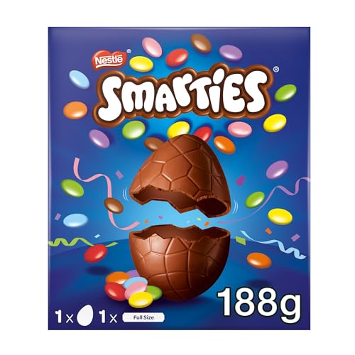 Smarties Milk Chocolate Large Easter Egg 188g