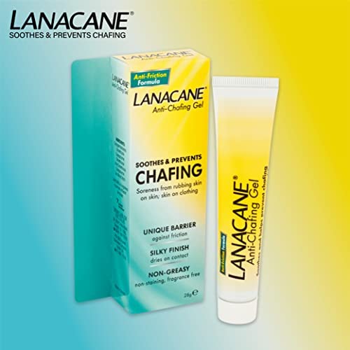 Lanacane Non-staining Anti-chafing & Anti-friction Gel, Prevent Thigh Rashes, 28ml