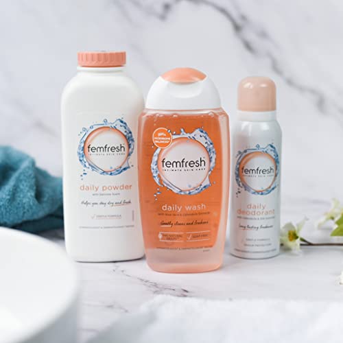 Femfresh Everyday Care Daily Intimate Vaginal Wash - Feminine Hygiene Shower & Bath Gel Cleanser - pH Balanced, Soap Free Gel Formula with Natural Aloe Vera & Calendula - 250 ml (Pack of 1)