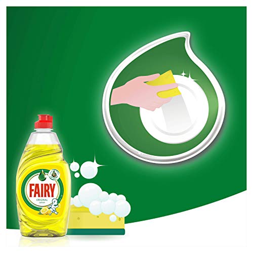Fairy Washing Up Liquid Lemon with Liftaction, 1015ml