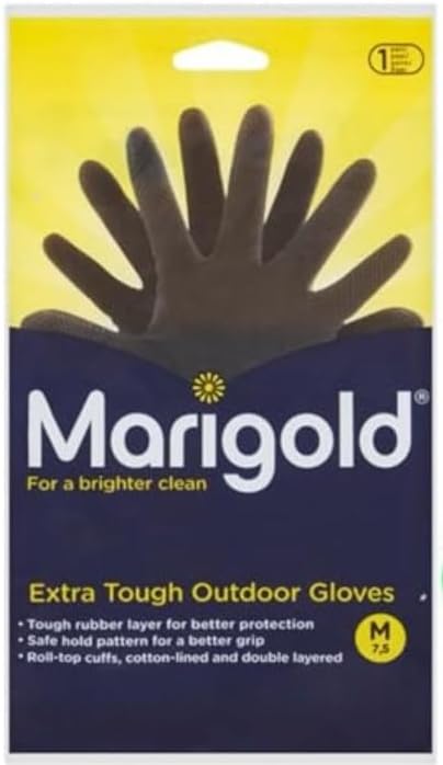6 x Marigold Extra Tough Outdoor Handschuhe M 1 Paar