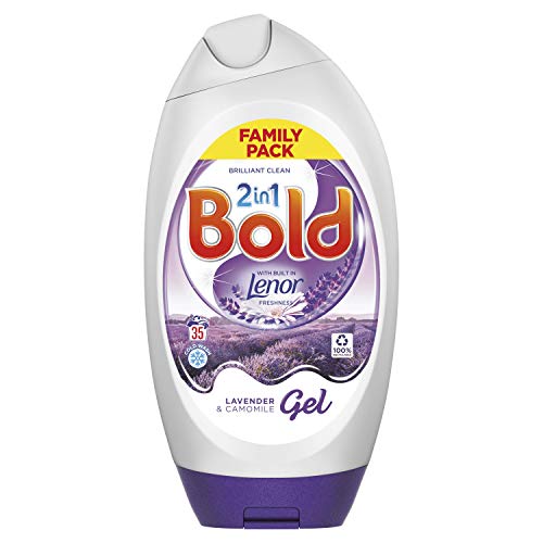 Bold 2 In 1 Laundry Detergent Gel Lavender & Camomile, 35 Washes